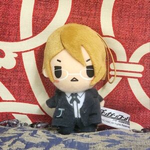 Danganronpa Byakuya Mini Plush Doll Strap Furyu Taito Sega Round One Round1